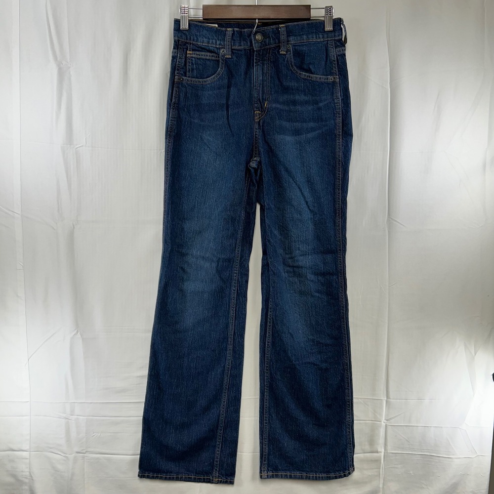 Gap Vintage Flare Jeans‎ Womens 27/4 Regular Dark Indigo High Rise Stretch